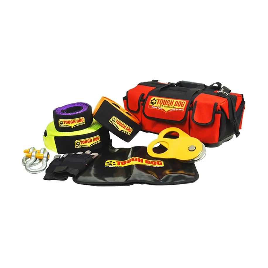 RECOVERY KIT WITH 11/9M SNATCH STRAP - TOUGH DOG - TDRK-11T