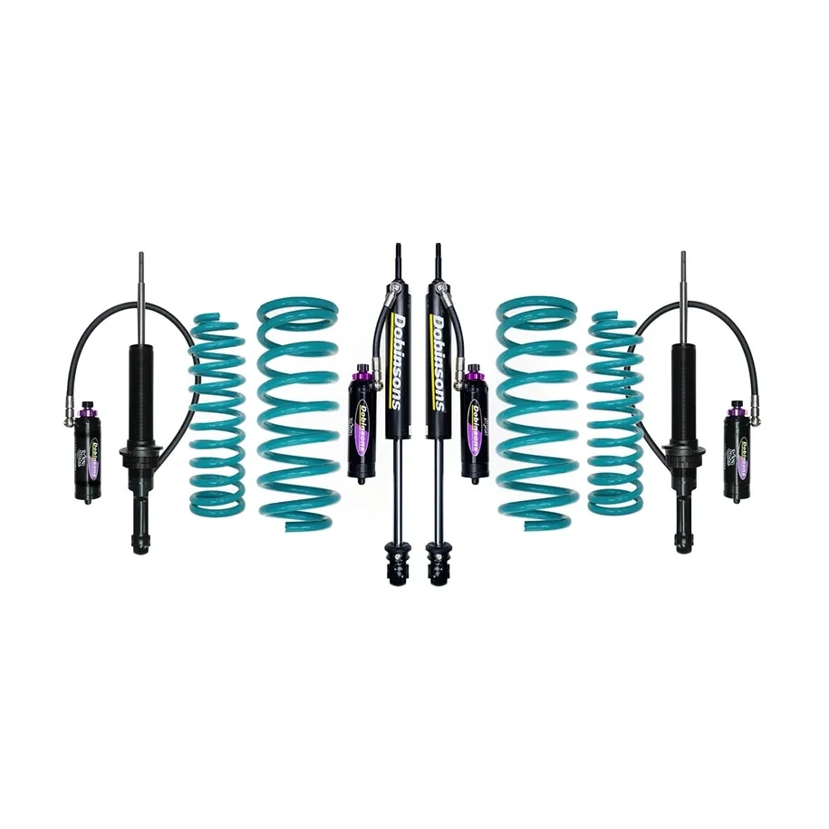NISSAN NAVARA D23, NP300 COIL REAR (08/2014 ON) - DOBINSONS MONOTUBE REMOTE RESERVOIR 3-WAY ADJUSTABLE (MRA) LIFT KIT 2