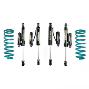TOYOTA LANDCRUISER 100 SERIES (1998 TO 11/2007) - DOBINSONS MONOTUBE REMOTE RESERVOIR 3-WAY ADJUSTABLE (MRA) LIFT KIT