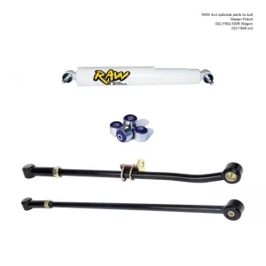 Nissan Patrol GQ (Y60) SWB Wagon (03/1988 - 1997) - Raw Nitro Lift Kit