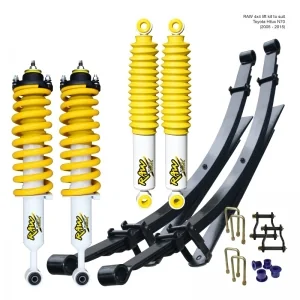 TOYOTA HILUX N70 (VIGO) (2005 TO MID 2015) - RAW NITRO MAX LIFT KIT - PREASSEMBLED STRUTS