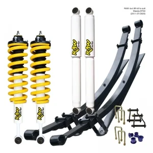 MAZDA BT50 SERIES 2 (10/2011 - MID 2020) - RAW NITRO LIFT KIT - PREASSEMBLED STRUTS