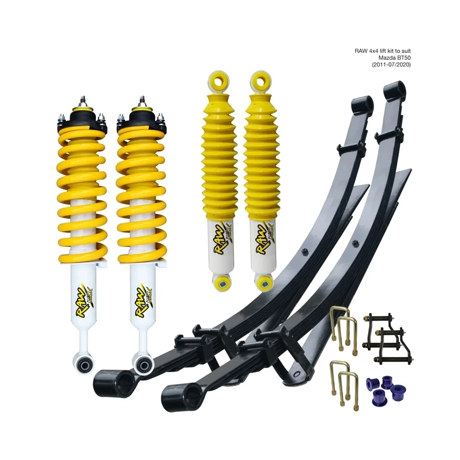 MAZDA BT50 SERIES 2 (10/2011 - MID 2020) - RAW NITRO MAX LIFT KIT - PREASSEMBLED STRUTS