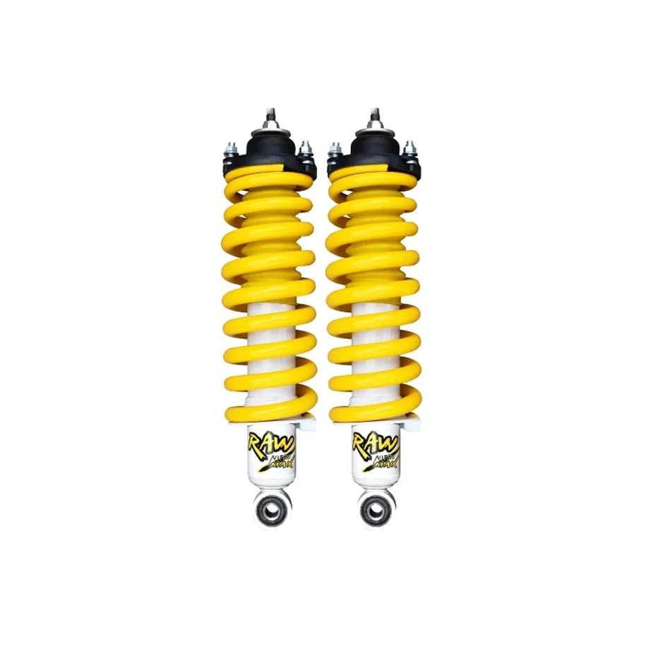 NISSAN NAVARA D40 (11/2005 ON) - RAW NITRO MAX FRONT LIFT - PREASSEMBLED STRUTS
