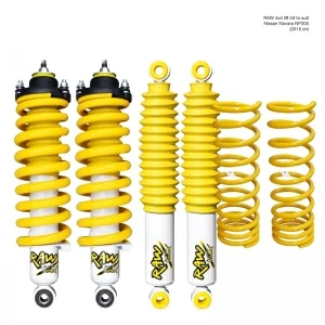 NISSAN NAVARA NP300 (2015 ON) - RAW NITRO MAX LIFT KIT - PREASSEMBLED STRUTS