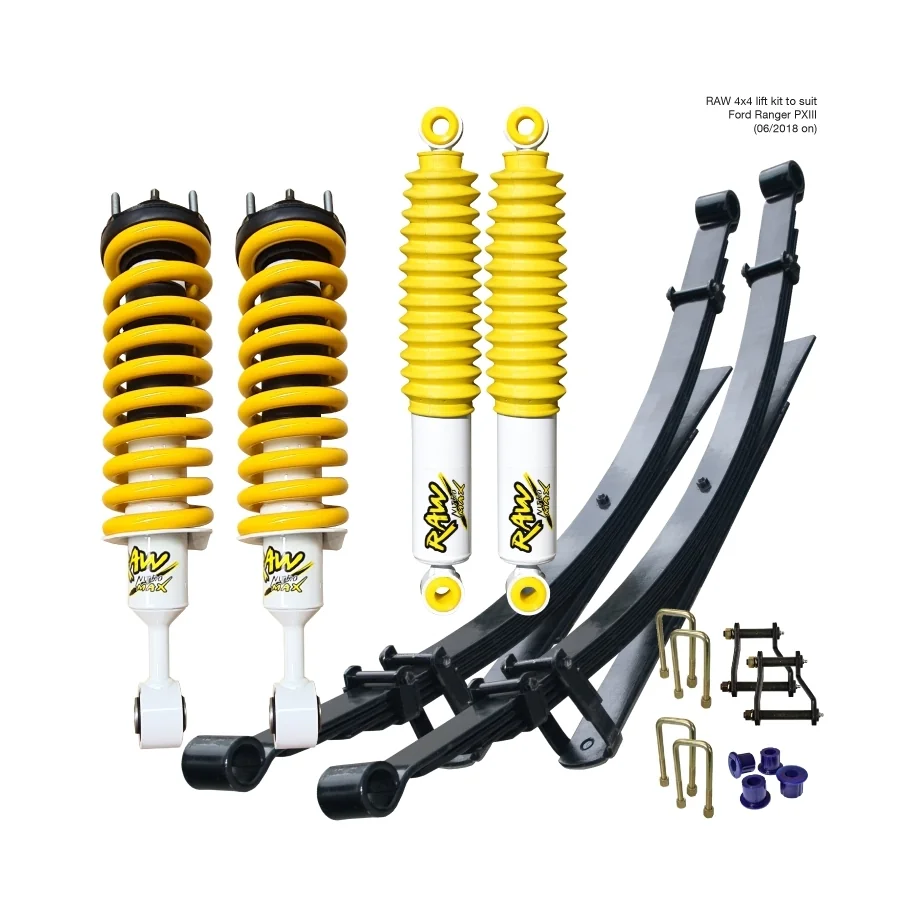 FORD RANGER PX3 (2018 - 06/2022) - RAW NITRO MAX LIFT KIT - PREASSEMBLED STRUTS