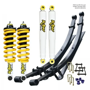 HOLDEN COLORADO RG II (04/2013 - 06/2016) - RAW NITRO LIFT KIT - PREASSEMBLED STRUTS