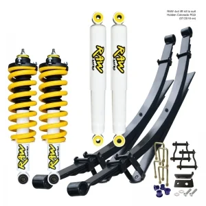 HOLDEN COLORADO RG III (07/2016 ON) - RAW NITRO LIFT KIT - PREASSEMBLED STRUTS