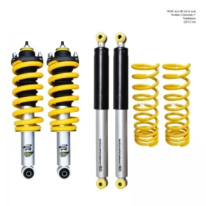 HOLDEN COLORADO 7 TRAILBLAZER (2012 ON) - RAW PREDATOR LIFT KIT - PREASSEMBLED STRUTS