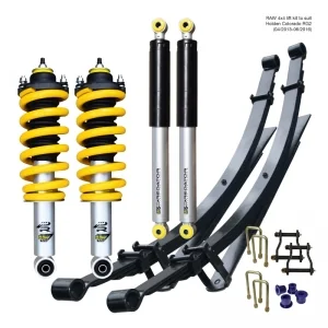 HOLDEN COLORADO RG II (04/2013 - 06/2016) - RAW PREDATOR LIFT KIT - PREASSEMBLED STRUTS