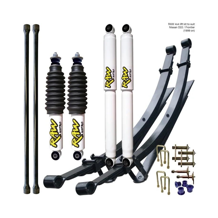 NISSAN NAVARA D22 / FRONTIER (1999 ON) - RAW NITRO MAX LIFT KIT