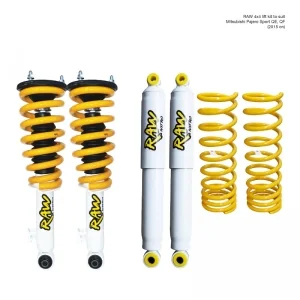 MITSUBUSHI PAJERO SPORT QE,QF (2015 ON) - RAW NITRO LIFT KIT - PREASSEMBLED STRUTS