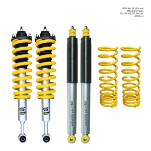 MITSUBUSHI PAJERO NM,NP,NS,NT,NW,NX (2000 ON) - RAW PREDATOR LIFT KIT - PREASSEMBLED STRUTS