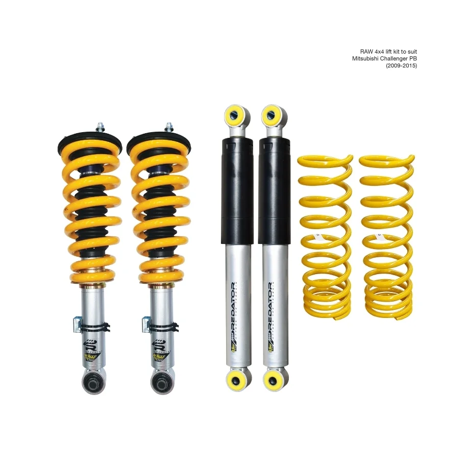 MITSUBUSHI CHALLENGER PB (2009 - 2015) - RAW PREDATOR LIFT KIT - PREASSEMBLED STRUTS