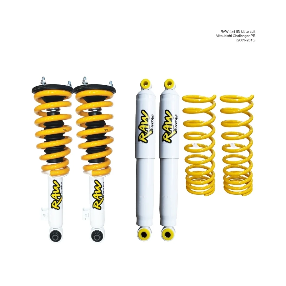 MITSUBUSHI CHALLENGER PB (2009 - 2015) - RAW NITRO LIFT KIT - PREASSEMBLED STRUTS
