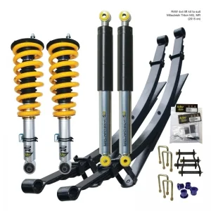 MITSUBISHI TRITON MQ,MR (2015 ON) - RAW PREDATOR LIFT KIT - PREASSEMBLED STRUTS