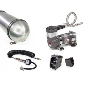 Airbag Man Dual Paddle Air Control Kit with Tyre Inflation using 3 Gallon Air Tank and Heavy Duty Compressor (Kit) - AC3013