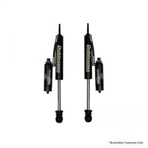 Nissan Patrol Y60 GQ / Y61 GU (Big Lift) - Dobinsons Monotube Remote Reservoir 3-way Adjustable (MRA) Rear Shock Absorbers 3"