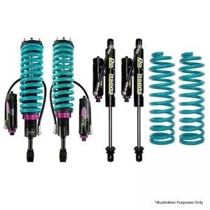Holden Colorado 7 (2012 on) - Dobinsons Monotube Remote Reservoir 3-way Adjustable (MRA) Lift Kit - Preassembled Struts