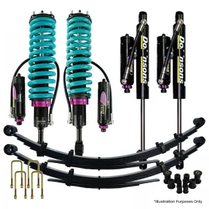 Holden Colorado RG (05/2012 on) - Dobinsons Monotube Remote Reservoir 3-way Adjustable (MRA) Lift Kit - Preassembled Struts