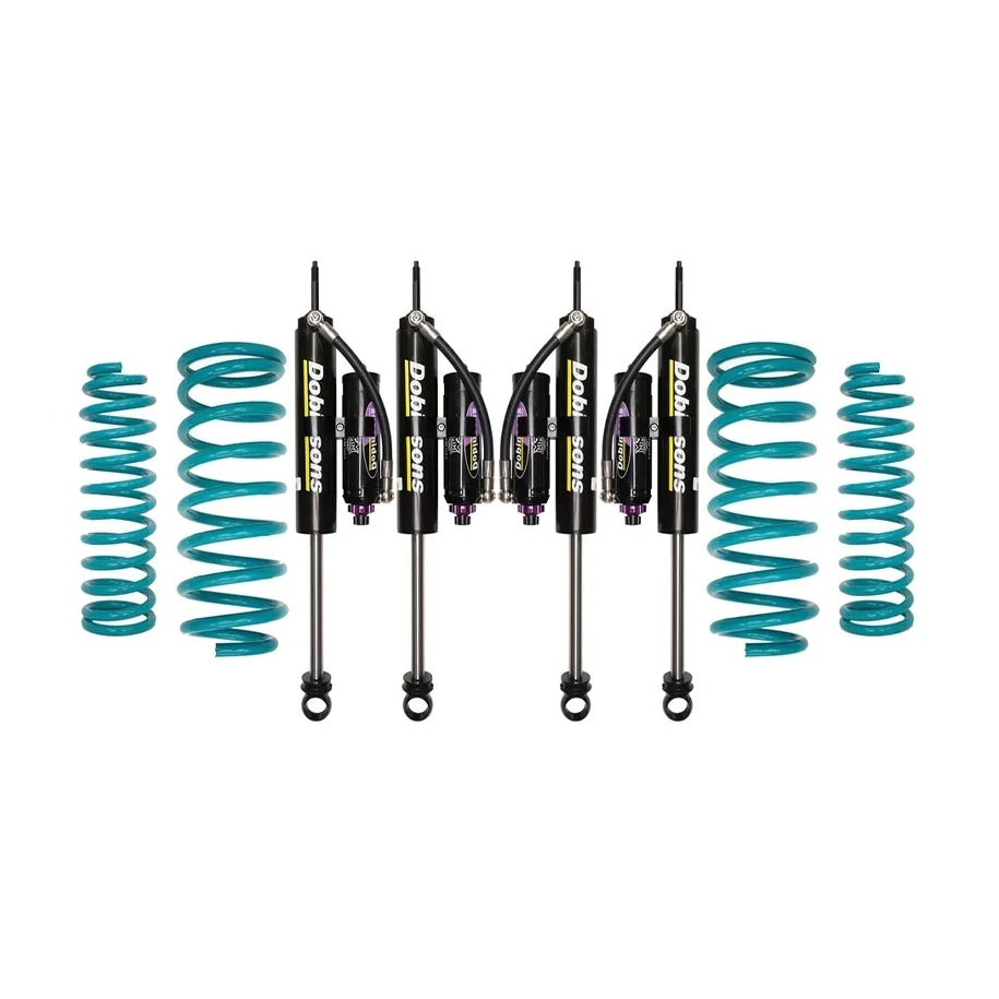 NISSAN PATROL GU WAGON SERIES 1 - 4 (12/1997 ON) - DOBINSONS MONOTUBE REMOTE RESERVOIR 3-WAY ADJUSTABLE (MRA) LIFT KIT 2