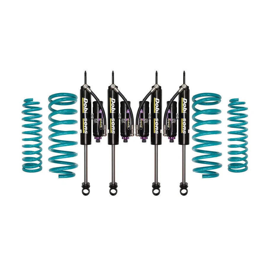 TOYOTA LANDCRUISER 105 SERIES (04/1998 TO 11/2007) - DOBINSONS MONOTUBE REMOTE RESERVOIR 3-WAY ADJUSTABLE (MRA) LIFT KIT 2